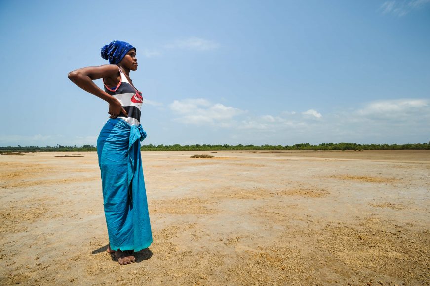 Theresa Januario was married at the age of 15. Now 22, she lives with her parents and her two children - daughter Atija, three, and son David, one - in Moma in Nampula Province, on the east coast of Mozambique. She left school shortly after her marriage and her fisherman husband Amiro Age, 25, abandoned her to look for work in the city of Beira in 2015. He has never returned.