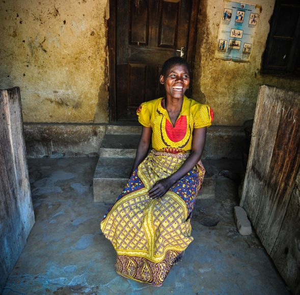 Rute Fumulani is 16 years old and lives in the village of Kachaso, Nsanje district, Malawi. She lost both her parents in catastrophic flooding that hit the area in 2015. She married husband Fumulani in the same year at the age of 14: the couple have a son, Thokozani, aged one year and two months. They live in a two room hut with her husband's nine year old brother, Eliya, and five year old sister, Amines. They earn a maximum of MWK 500 (about 50p) on days they can find work and eat only on three days a week.