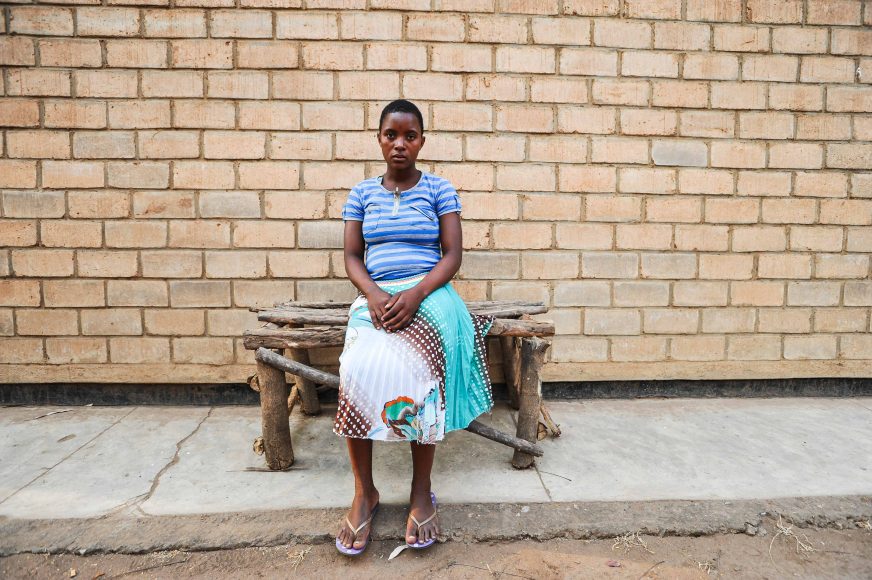 Lucy Anusa is 15 years old and was married at 14. She gave birth to a daughter earlier this year but has been abandoned by her husband. The youngest of three sisters, she now lives with her parents in Namalaka near the southern end of Lake Malawi.
