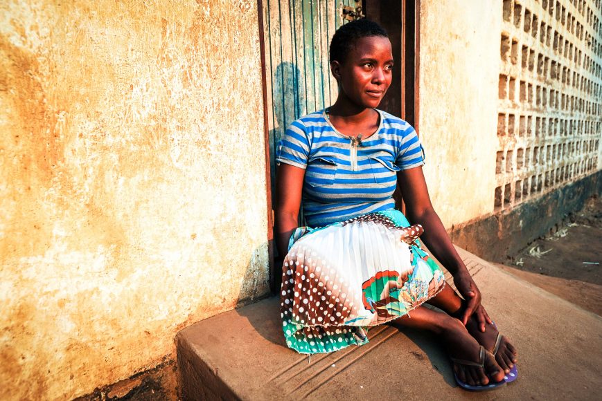 Lucy Anusa is 15 years old and was married at 14. She gave birth to a daughter earlier this year but has been abandoned by her husband. The youngest of three sisters, she now lives with her parents in Namalaka near the southern end of Lake Malawi.